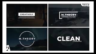 100 minimal titles | After Effects Templates