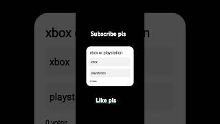 Which one is better #xbox #playstation SUBSCRIBE❤️