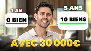 Acheter 10 biens avec seulement 30k€, c’est possible