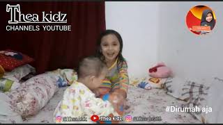 Thea kidz | bermain bola didalam kamar | Di Rumah Saja