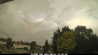 Day timelapse 21st August 2021, Humid and cloudy, London