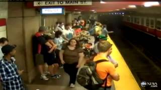 Woman Walks Off Into Tracks In Underground Rail Station