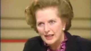 Margaret Thatcher puts down reporter asking loaded questions