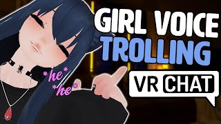 "STOP SWITCHING VOICES!" | VRChat Girl Voice Trolling