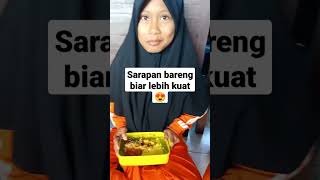 sarapan bareng #trending #shortvideo #funny #smpitalmanar