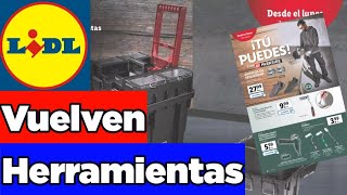 LIDL FOLLETO ARTÍCULOS DE BAZAR VUELVEN LAS HERRAMIENTAS 7 DE MARZO