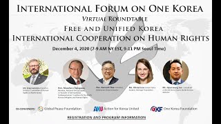 Free and Unified Korea: International Cooperation on Human Rights