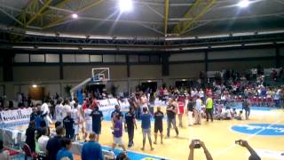 Basket: Frammento della premiazione al Geopalace, Olbia