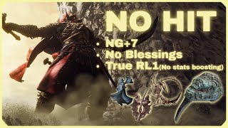 Promised Consort Radahn - "True RL1, NG+7, No Blessings" NoHit | Elden Ring DLC