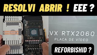 Análise RTX 2060  VX PRO - Abrimos a placa ? + Novos testes do Black Myth Wukong + Until Dawn