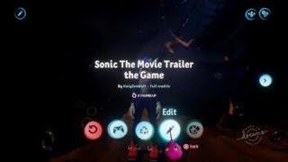 Sonic The Movie Trailer the Game