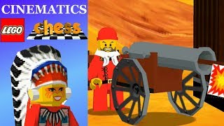 Lego Chess - All Western Capture Cutscenes