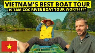 VIETNAM Travel 🇻🇳 Is the Tam Coc River Boat Tour the best in Vietnam? Ninh Binh River Boat Tour