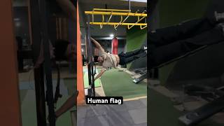 #humanflag #calisthenics #gym #shorts