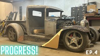 Engine Mock-up & More Fabrication! ‘31 Ford Truck Custom Build- Ep. 4