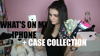 WHAT'S ON MY IPHONE 6S+? + CASE COLLECTION! I UPDATE