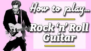 50s Rock and Roll Survival Kit | Tricks and Licks | Guitar Lesson