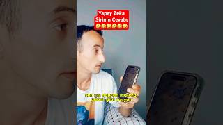 Yapay Zeka siri Laf Soktu 🤣🤣🤣#yapayzeka #siri #komedi #trending @salim.kuntoglu #shorts