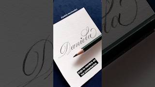 ❤️ Daniela | La Letra más Bonita del Mundo | Caligrafía Inglesa | Pablo Bermúdez #caligrafía