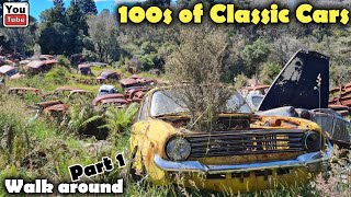 NZ Largest Classic Car Wreaker Walk-around | smash place walkaround | Horopito car collection