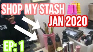 Jan 2020 Shop My Stash: Time To Use Up Some Makeup Products| Project Pan 2020| MakeupShae