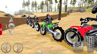 Off-road Extreme Motos Dirt Bike Multiplayer Mud Impossible Racing Motorcycle Stunt Android Gameplay