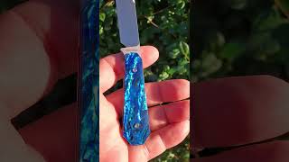 Jack Wolf Knives Exclusive Midnight FIXedc Blue Abalone