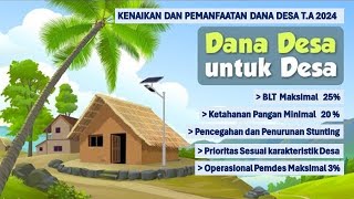 Prioritas Dana Desa 2024