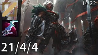 Ambessa  Mid vs Yone - EUW Master | Patch 14.22