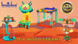 880031 DIY Wood Steam+ Sains Mainan Kreatifitas Anak