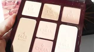 Charlotte Tilbury Instant Look in a Palette Swatches-Stoned Rose,Gorgeous Glowing Beauty,Smokey Eye