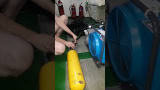 How to refill scaba(self contained breathing apparatus)