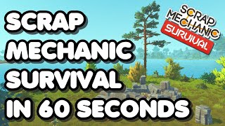 Scrap Mechanic Survival in 60 seconds #shorts #funny