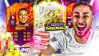 MAIS C'EST IMPOSSIBLE D'AVOIR AUTANT DE CHANCE !! 🤩 (PACK ICONE ET VEDETTES) [FIFA 22]