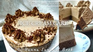 No mould, No oven, No egg | Easy Chocolate Ice cream cake recipe | Cake recipes | Namma Samayal Book