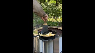 Campfire Apple Bourbon Cobbler