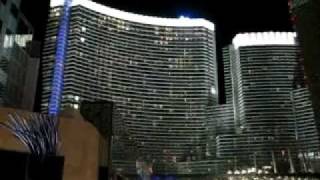 City Center Las Vegas Strip at Night Aria, Veer Tower