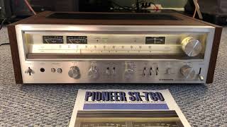 Pioneer SX-780 demo video