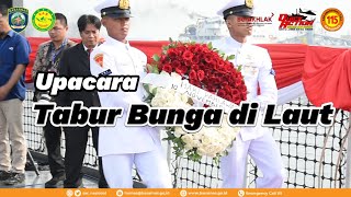 Upacara Tabur Bunga di Laut Peringati Hari Pahlawan ke-79