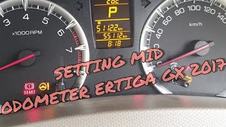 setting mid speedometer ertiga gx 2017 jam | suhu |