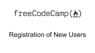 Registration of New Users - Advanced Node and Express - Quality Assurance Certification