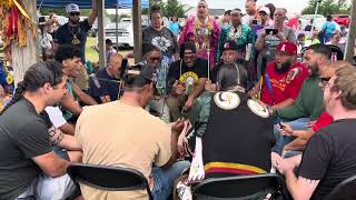 Southern Eagle in Smokey River Singing Special @ Coharie Powwow 2024