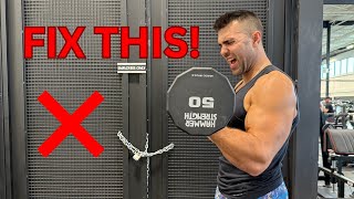 How To EZ Bar Curl With Perfect Form (Grow Your Biceps)