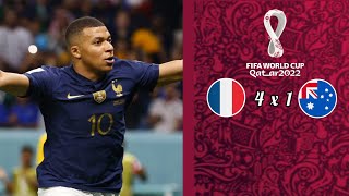 VITÓRIA COM GOL DE MBAPPÉ E DOIS DE GIROUD França 4 x 1 Austrália| All Goals and Extended Highlights