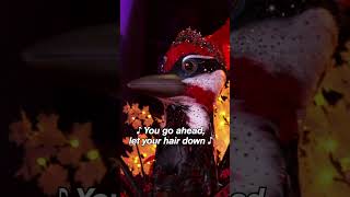 woodpecker NAILS her performance of “put your records on” 🔥#themaskedsinger