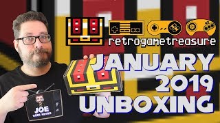 Retro Game Treasure Unboxing - Ep. 29 - Jan 2019 - JGR