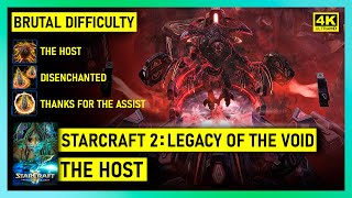 STARCRAFT 2 LEGACY OF THE VOID - THE HOST - BRUTAL - BONUS OBJECTIVES - 4K