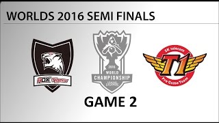 SKT vs ROX Game 2 Semi finals, Season 6, Worlds 2016