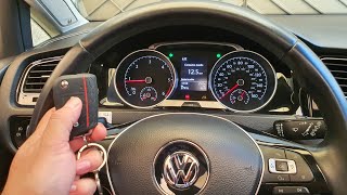 Remote Control Working with Engine Running Vw Golf 7 OBDeleven / Alarma Funcional Motor Encendido 🚨