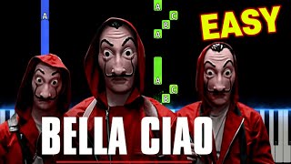 Money Heist - Bella Ciao | EASY Piano Tutorial